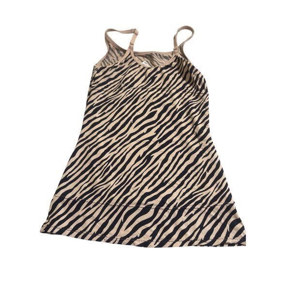 Set Of 2 Maidenform Flexees Shapewear Tank Tops Beige Zebra Print #3266 Size S - Picture 6 of 7